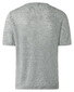Maerz Crew Neck Faux-Uni Linnen Short Sleeve Trui Clear Silver