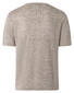 Maerz Crew Neck Faux-Uni Linnen Short Sleeve Trui Frappuccino