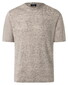 Maerz Crew Neck Faux-Uni Linnen Short Sleeve Trui Frappuccino