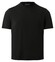 Maerz Crew Neck Short Sleeve Uni Color Cotton T-Shirt Zwart