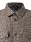 Maerz Double Chest Pocket Warm Texture Overshirt Brownie