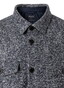 Maerz Double Chest Pocket Warm Texture Overshirt Navy