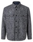 Maerz Double Chest Pocket Warm Texture Overshirt Navy