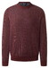 Maerz Duo Color Knit Round Neck Trui Mellow Cherry
