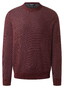 Maerz Duo Color Knit Round Neck Trui Mellow Cherry