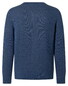Maerz Duo Color Knit Round Neck Trui Nimes Blue