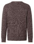 Maerz Duo Color Knit Round Neck Wool Trui Mellow Cherry