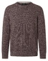 Maerz Duo Color Knit Round Neck Wool Trui Mellow Cherry