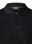 Maerz Extrafine Merino Wool Knit Button Cardigan Vest Zwart