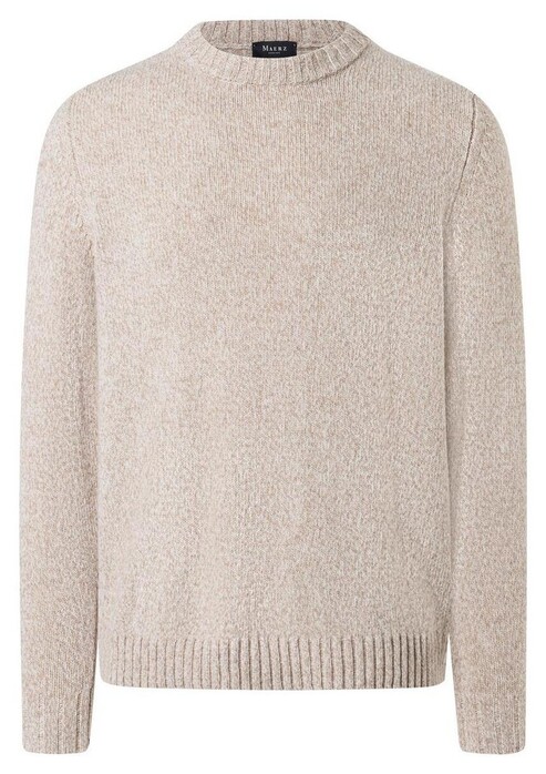 Maerz Faux-Uni Wool Knit Ronde Hals  Trui Granola