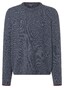 Maerz Faux-Uni Wool Knit Ronde Hals  Trui Navy