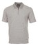 Maerz Fine Abstract Fantasy Pattern Subtle Cotton Stretch Polo Clear Silver