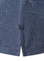 Maerz Fine Stripe No Button Polo Collar Dawn Blue