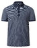 Maerz Fine Stripe Pattern Cotton Polo Dawn Blue