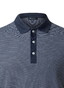 Maerz Fine Stripe Pattern Cotton Polo Dawn Blue