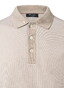 Maerz Fine Stripe Pattern Cotton Polo Frappuccino