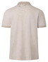 Maerz Fine Stripe Pattern Cotton Polo Frappuccino