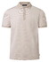 Maerz Fine Stripe Pattern Cotton Polo Frappuccino