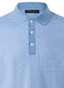 Maerz Fine Stripe Pattern Cotton Poloshirt Blue Sky