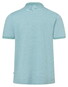 Maerz Fine Stripe Pattern Cotton Poloshirt Bright Aqua