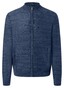 Maerz Fine Structure Wool-Cotton Blend Vest Navy