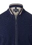 Maerz Fine Texture Striped Contrast Details Vest Deep Sea