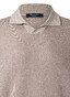 Maerz Fine Wool Texture Knit No Button Polo Collar Trui Cedar Wood