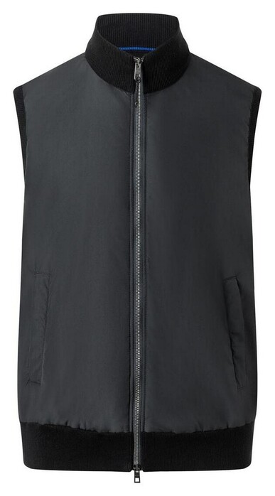 Maerz High Zip Duo Pocket Gilet Marine