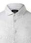 Maerz Horizontal Textured Stripe Mercerized Cotton Button-Down Overhemd Clear Silver