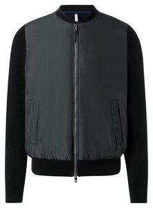 Maerz Knit Cardigan Jacket Zip Vest Marine