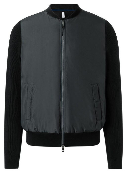 Maerz Knit Cardigan Jacket Zip Vest Marine