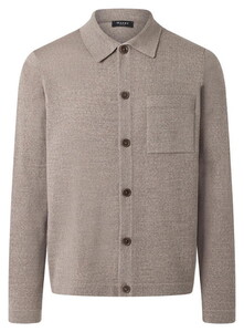 Maerz Knit Merino Superwash Button Closure Vest Cedar Wood