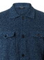 Maerz Large Buttons Organic Cotton Polyamide Blend Vest Dawn Blue