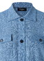 Maerz Large Buttons Organic Cotton Polyamide Blend Vest Midnight Sail