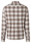 Maerz Light Flanel Cotton Check Button-Down Overhemd Brownie