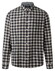 Maerz Light Flanel Herringbone Check Button-Down Overhemd Antraciet