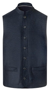 Maerz Luxury Merino Extrafine Gilet Navy