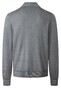 Maerz Luxury Merino Extrafine Knit Zip-Up Mock Neck Pullover Grey Rock