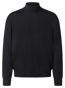 Maerz Luxury Merino Extrafine Solid Color Pullover Black