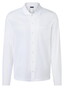 Maerz Mercerized Cotton Striped Jacquard Overhemd Pure White