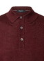 Maerz Merino Extrafine Knit Polo Collar Pullover Barolo Wine