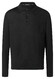 Maerz Merino Extrafine Knit Polo Collar Pullover Black