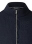 Maerz Merino Extrafine Knit Two-Way Zip Vest Navy
