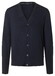 Maerz Merino Extrafine Low V-Shape Neck Button Cardigan Cardigan Navy