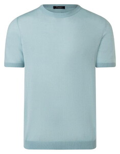 Maerz Merino Extrafine O-Neck Pullover Bright Aqua