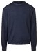 Maerz Merino Extrafine Round Neck Uni Color Trui Navy