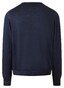 Maerz Merino Extrafine Round Neck Uni Color Trui Navy