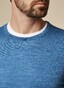 Maerz Merino Extrafine Roundneck Trui Copen Blue