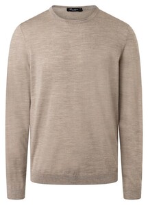 Maerz Merino Extrafine Roundneck Trui Iced Latte