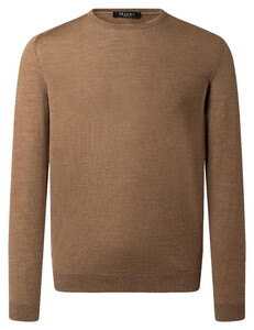 Maerz Merino Extrafine Roundneck Trui Nougat
